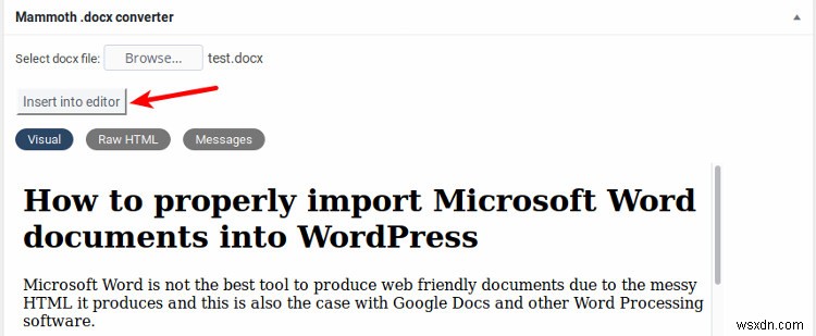 Microsoft Word 문서를 WordPress로 올바르게 가져오는 방법