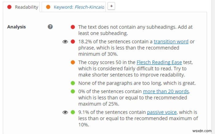 WordPress 게시물용 Flesch-Kincaid를 마스터하는 방법