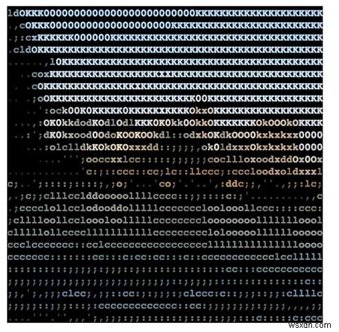 Facebook 및 Instagram 사진을 ASCII로 변환하는 방법 