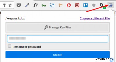 Google Chrome 및 Vivaldi 브라우저에서 Keepass 통합 