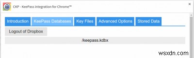 Google Chrome 및 Vivaldi 브라우저에서 Keepass 통합 