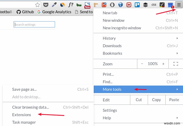 Chrome 및 Firefox에서 브라우저 확장 프로그램을 비활성화 및 제거하는 방법 