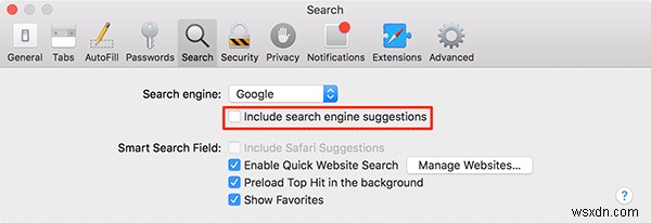 Chrome 및 Safari에서 검색 제안을 비활성화하는 방법 