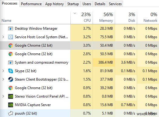 Chrome 성능 문제 수정 