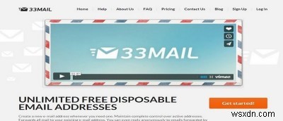 33Mail을 사용하여 사용자 정의 도메인이 있는 일회용 이메일 주소를 쉽게 생성