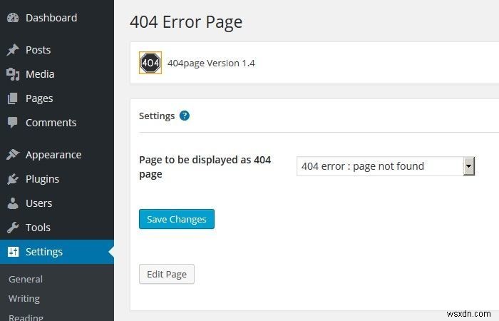 재미있고 창의적인 WordPress 404 페이지 디자인