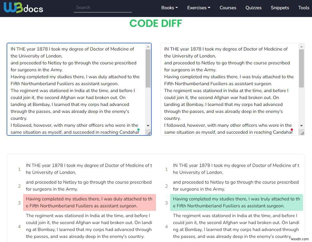 두 개 이상의 파일에서 텍스트를 비교하는 5가지 온라인 차이 검사기 도구