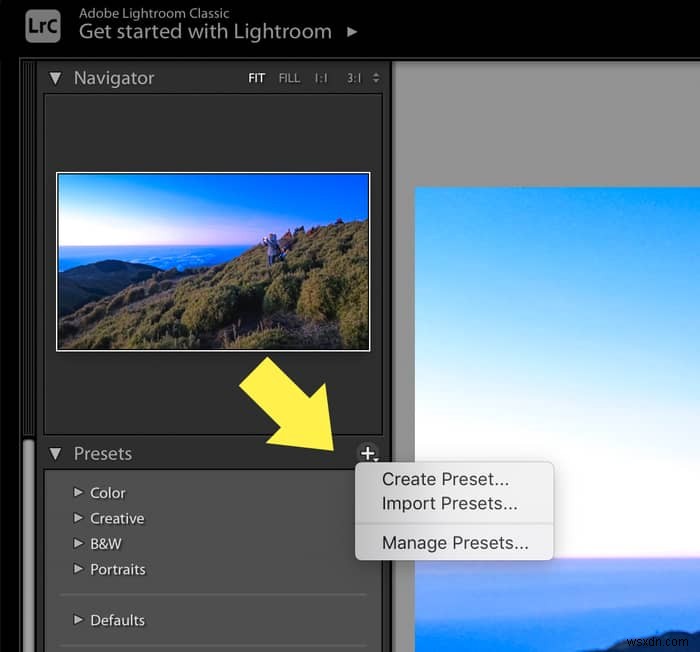 Lightroom 사전 설정을 사용하여 사진을 더 빠르게 편집하는 방법 