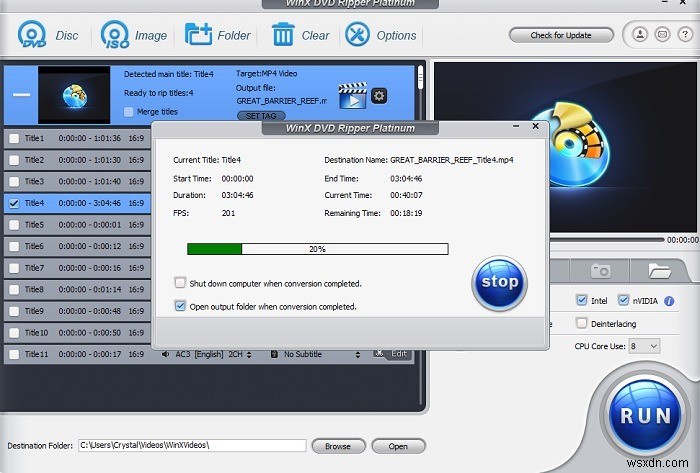 WinX DVD 리퍼 검토:DVD를 빠르게 추출하고 디지털화 
