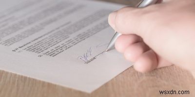 Google 문서에 서면 서명을 추가하는 방법 