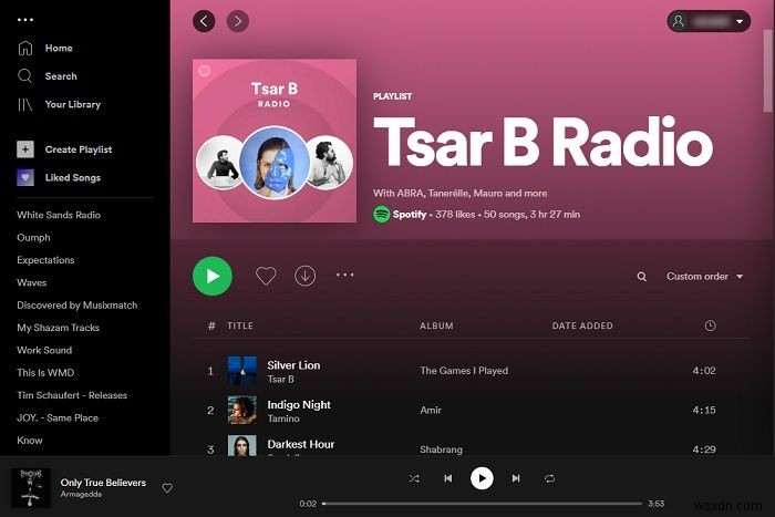 Spotify에서 라디오 방송국을 만들고 새로운 음악을 찾는 방법 