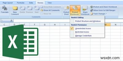 Excel 통합 문서를 암호로 보호하는 방법