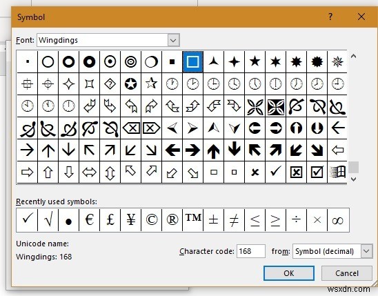 Microsoft Word에서 확인 표시 및 사각 글머리 기호를 추가하는 방법 