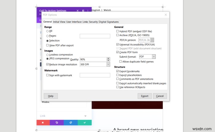LibreOffice에서 액세스 가능한 문서를 만드는 방법 