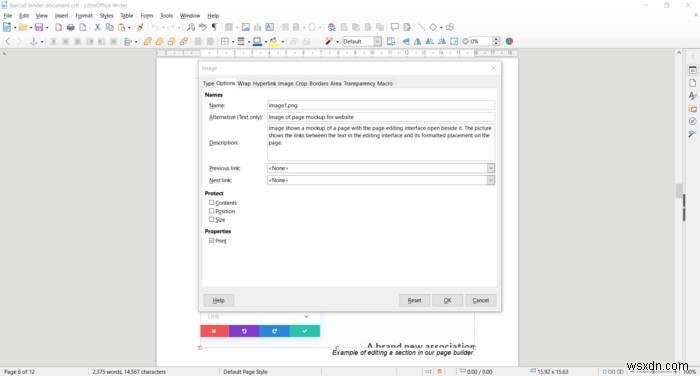 LibreOffice에서 액세스 가능한 문서를 만드는 방법 