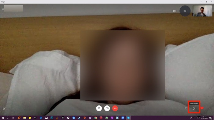 Skype를 통해 화면을 공유하는 방법