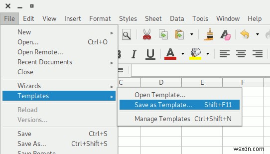 LibreOffice에서 기본 글꼴을 변경하는 방법 