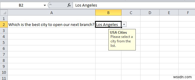 Microsoft Excel에서 드롭다운 목록을 만드는 방법 