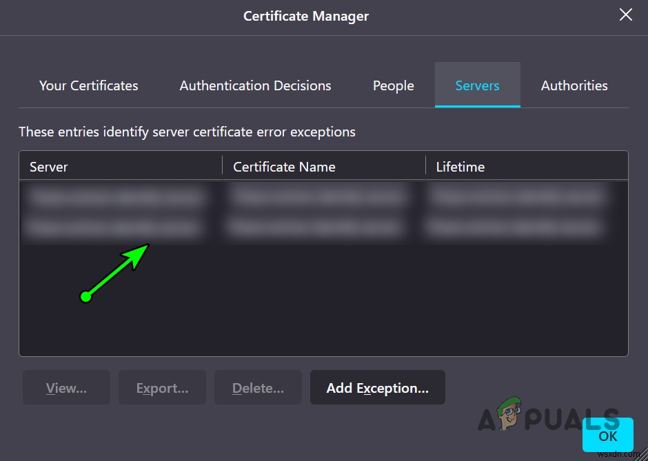 수정:브라우저의  Sec_Error_Reused_Issuer_And_Serial 경고  오류 