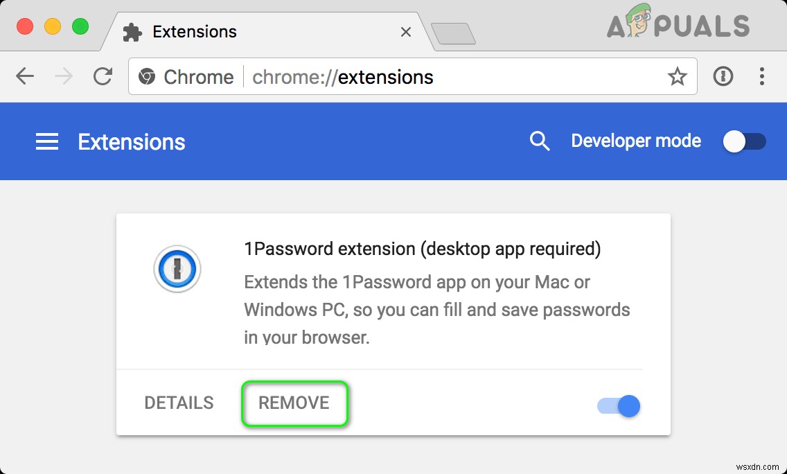 1Password Chrome 확장 프로그램이 작동하지 않음 [해결됨] 