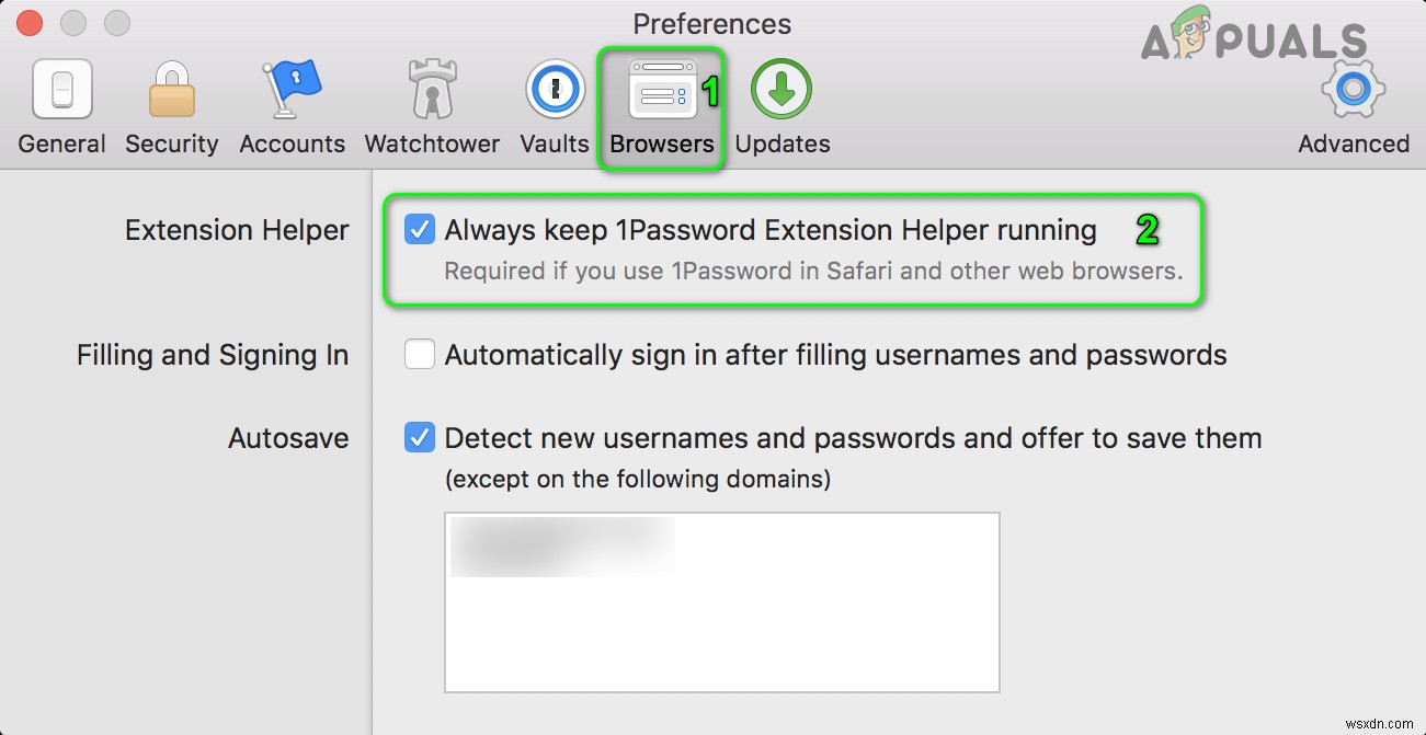 1Password Chrome 확장 프로그램이 작동하지 않음 [해결됨] 