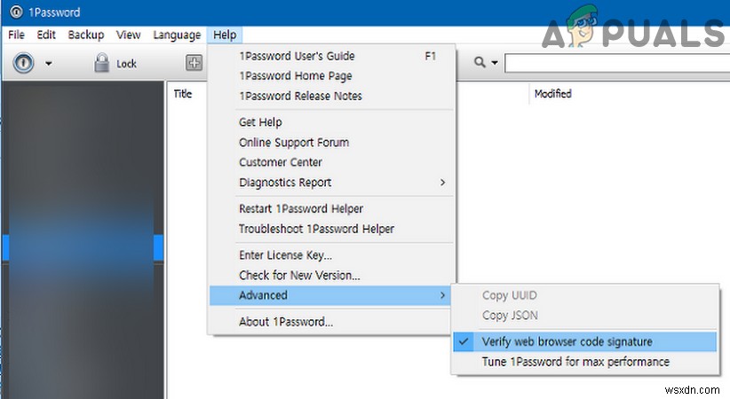 1Password Chrome 확장 프로그램이 작동하지 않음 [해결됨] 