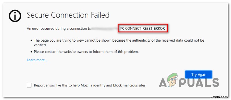 Mozilla Firefox에서 PR CONNECT RESET ERROR를 수정하는 방법은 무엇입니까? 