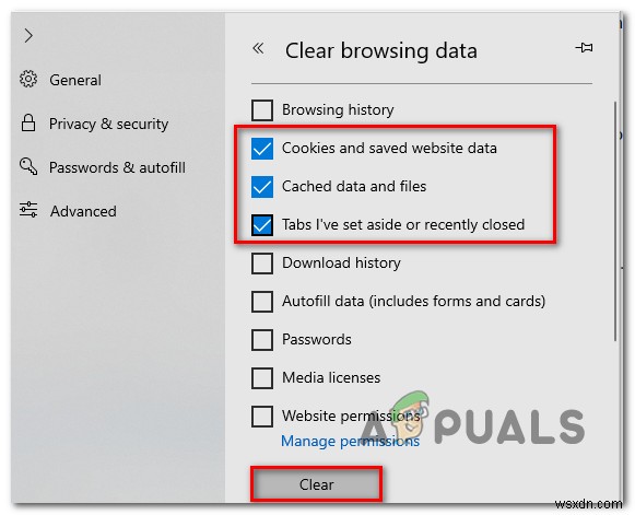 수정:Internet Explorer 또는 Edge의 DLG_FLAGS_SEC_CERT_DATE_INVALID 