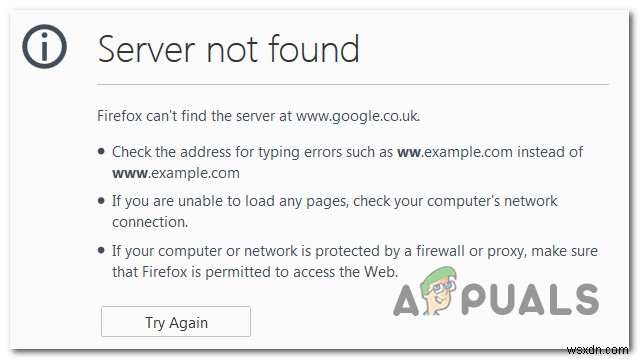 Firefox에서 서버를 찾을 수 없음 오류가 발생했습니까? 다음 단계를 사용하여 문제 해결 