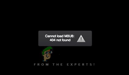 수정:비디오 오류 M3U8을 로드할 수 없음 