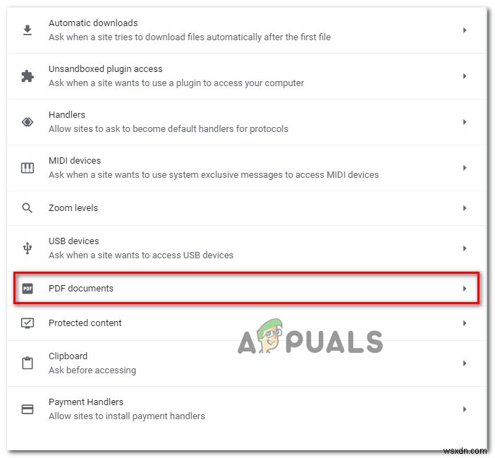 수정:Chrome에서 PDF 문서 로드 실패 오류 