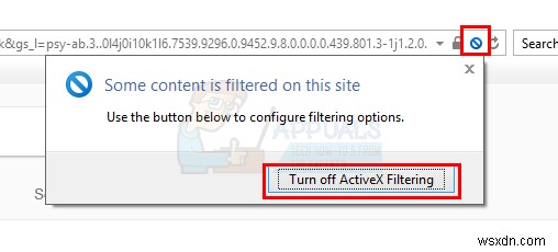 Internet Explorer에서 ActiveX 필터링을 사용하는 방법 