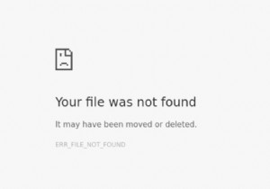FIX:오류 ERR_FILE_NOT_FOUND 수정 단계 