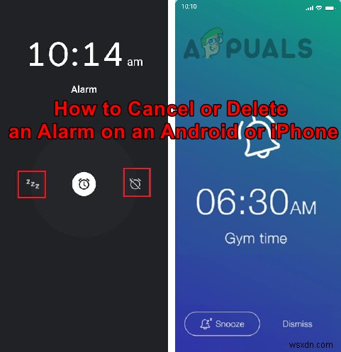 Android 또는 iPhone에서 알람을 취소하거나 삭제하는 방법은 무엇입니까? 