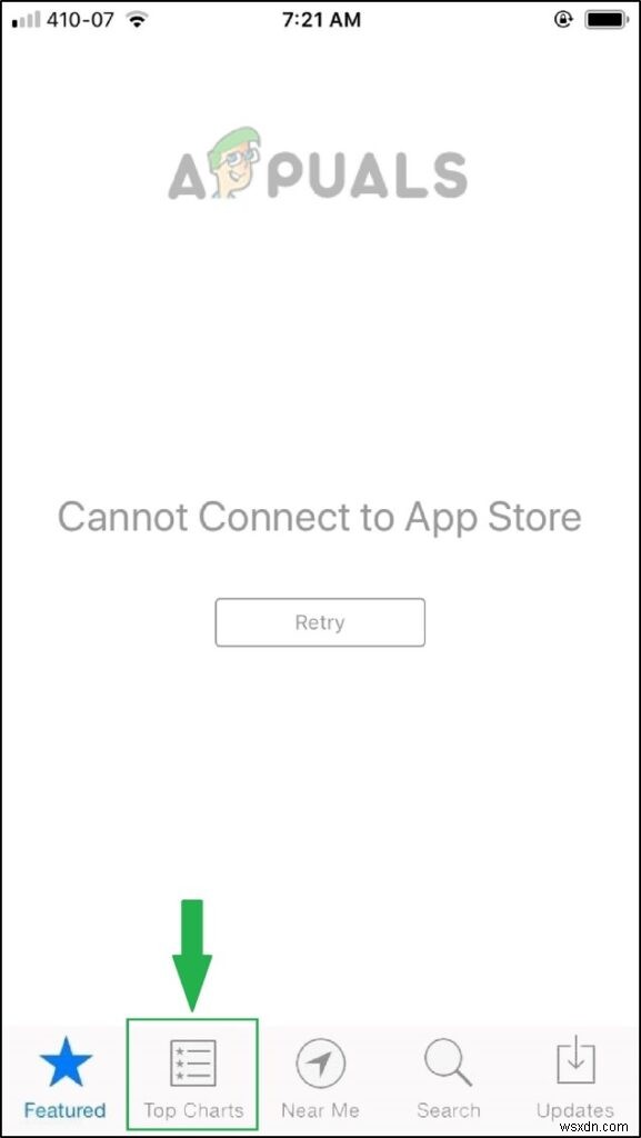 iPhone에서 App Store에 연결할 수 없습니까? 수정 사항은 다음과 같습니다. 