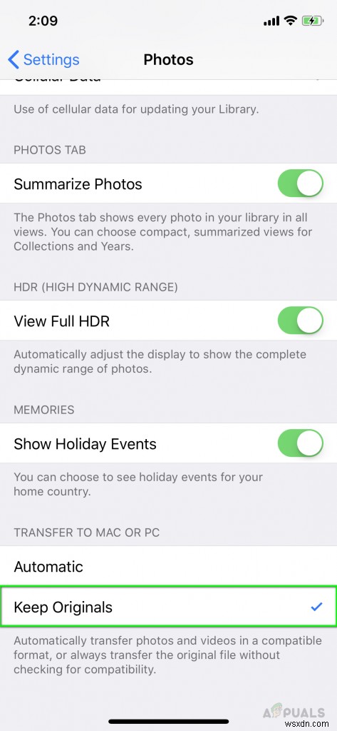[FIX] 사진 앱이 iPhone에서 가져오지 않는 문제 