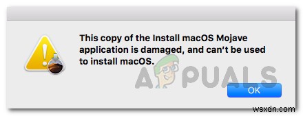 [FIX] 애플리케이션이 손상되어 macOS를 설치하는 데 사용할 수 없음 