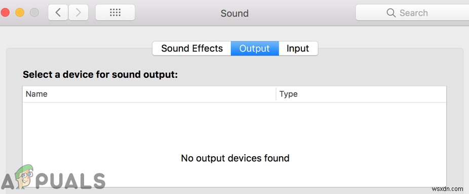 수정:macOS에서 사운드가 작동하지 않음 