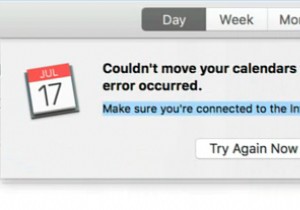 Mac  오류가 발생하여 캘린더를 iCloud로 이동할 수 없음  오류 해결 방법