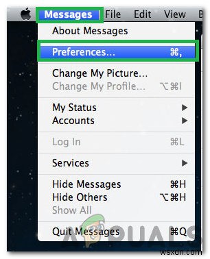 MacOS에서 iMessage 로그아웃 단계