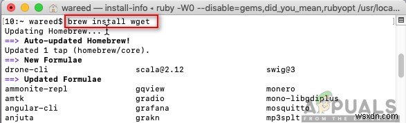 macOS에서  sudo apt-get 명령을 찾을 수 없음 을 수정하는 방법 