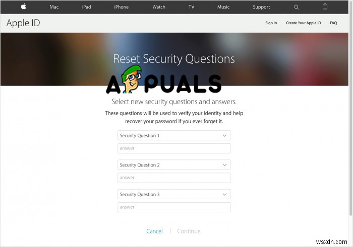Apple ID 보안 질문 재설정 문제를 해결하는 방법 