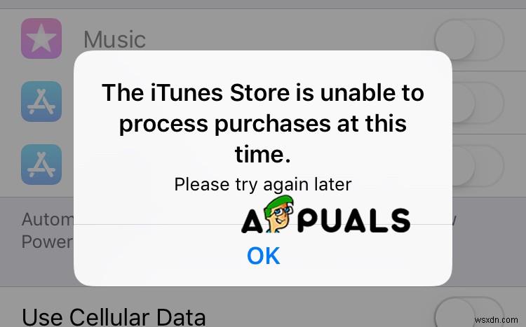 현재 iTunes Store에서 구매를 처리할 수 없는 문제를 해결하는 방법 