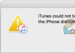 수정:iPhone이 연결 해제되어 iTunes에서 iPhone을 백업할 수 없음