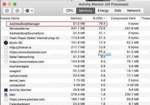 AddressBookSourceSync 때문에 Mac이 느려질 때 해결하는 방법