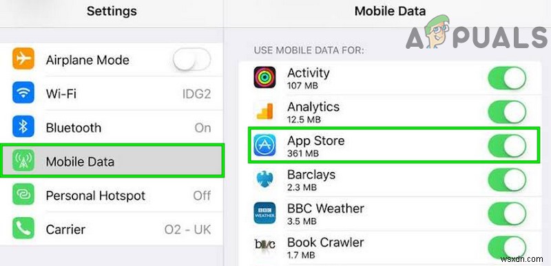 iOS 11에서  App Store에 연결할 수 없음 을 수정하는 방법 