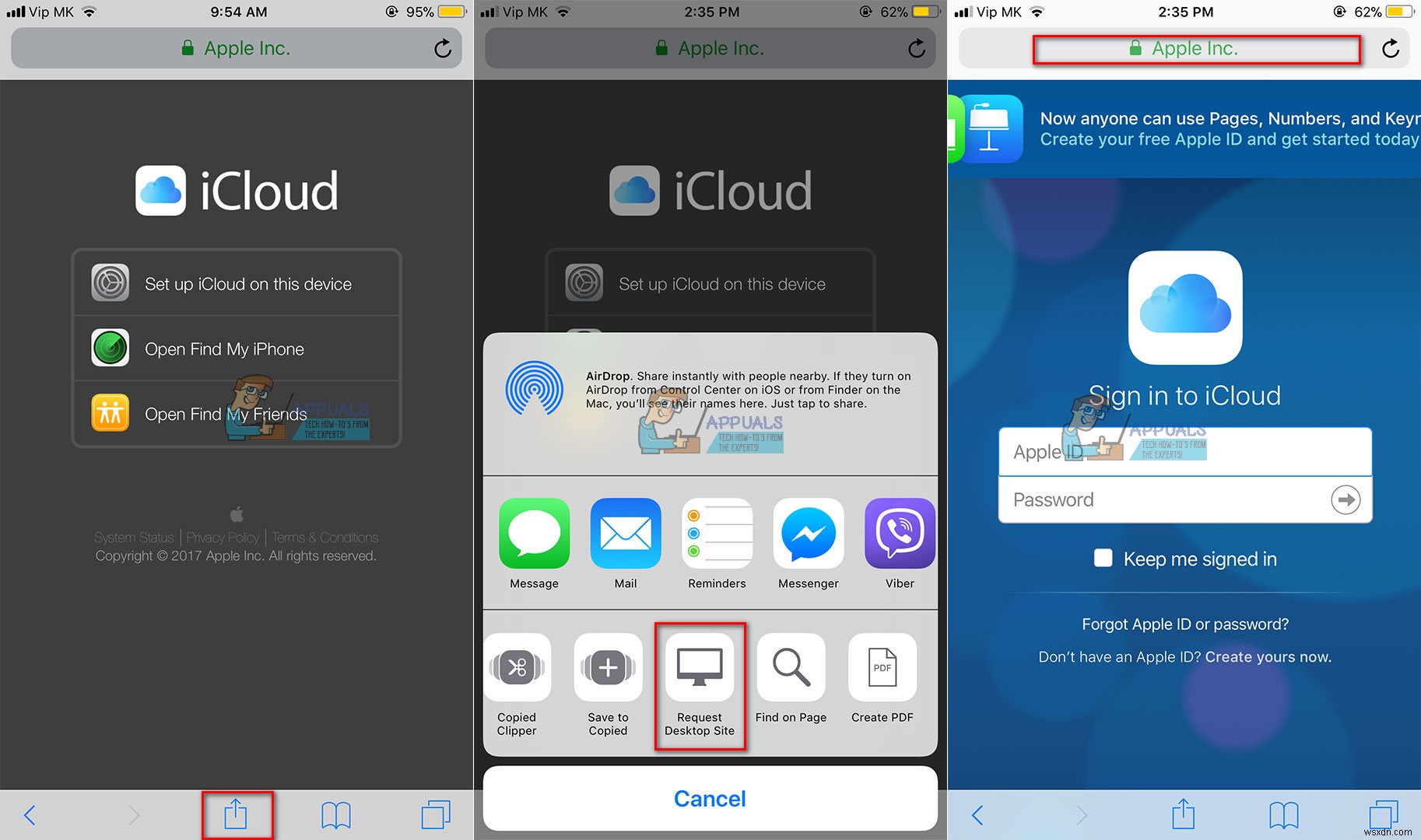 iPhone 또는 iPad를 사용하여 iCloud.com에 로그인하는 방법