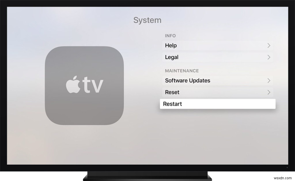 Apple TV를 재설정/복원/재시작하는 방법