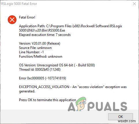 Windows 11/10에서 EXCEPTION_ACCESS_VIOLATION 오류를 수정하는 방법? 