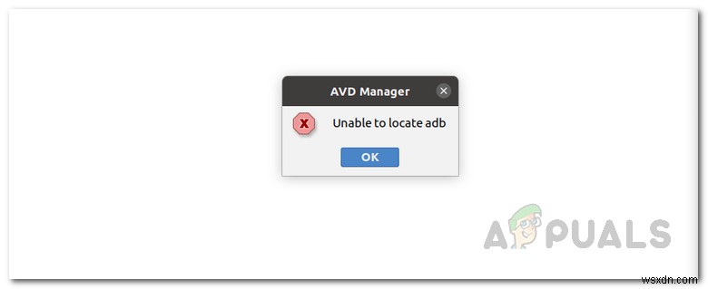 Android Studio에서  ADB를 찾을 수 없음  오류를 수정하는 방법은 무엇입니까? 